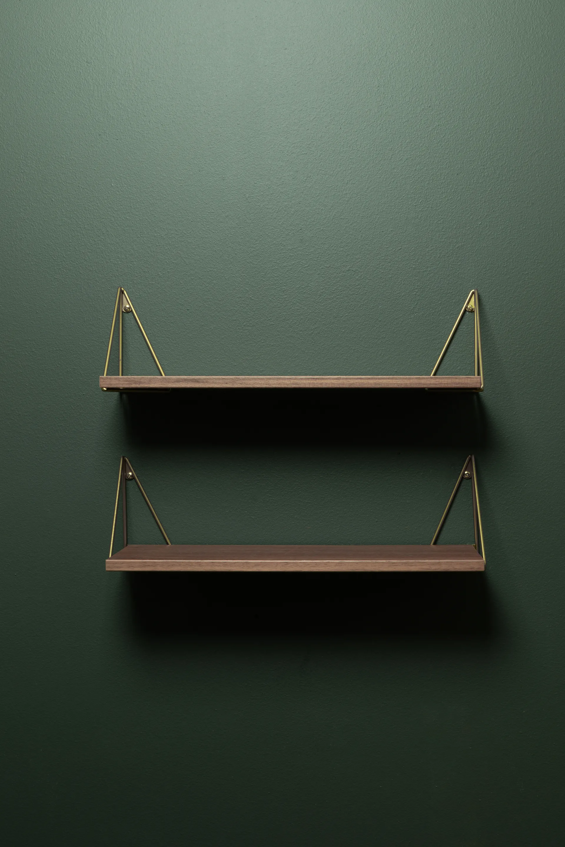 Estantería Pythagoras XS, Nogal-latón Maze