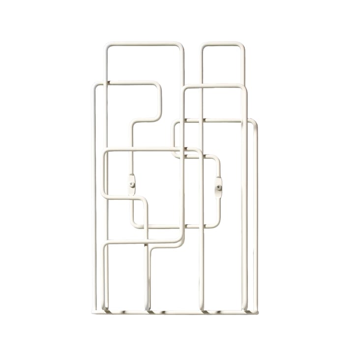 Little Saturday tidningsEstantería, blanco Maze