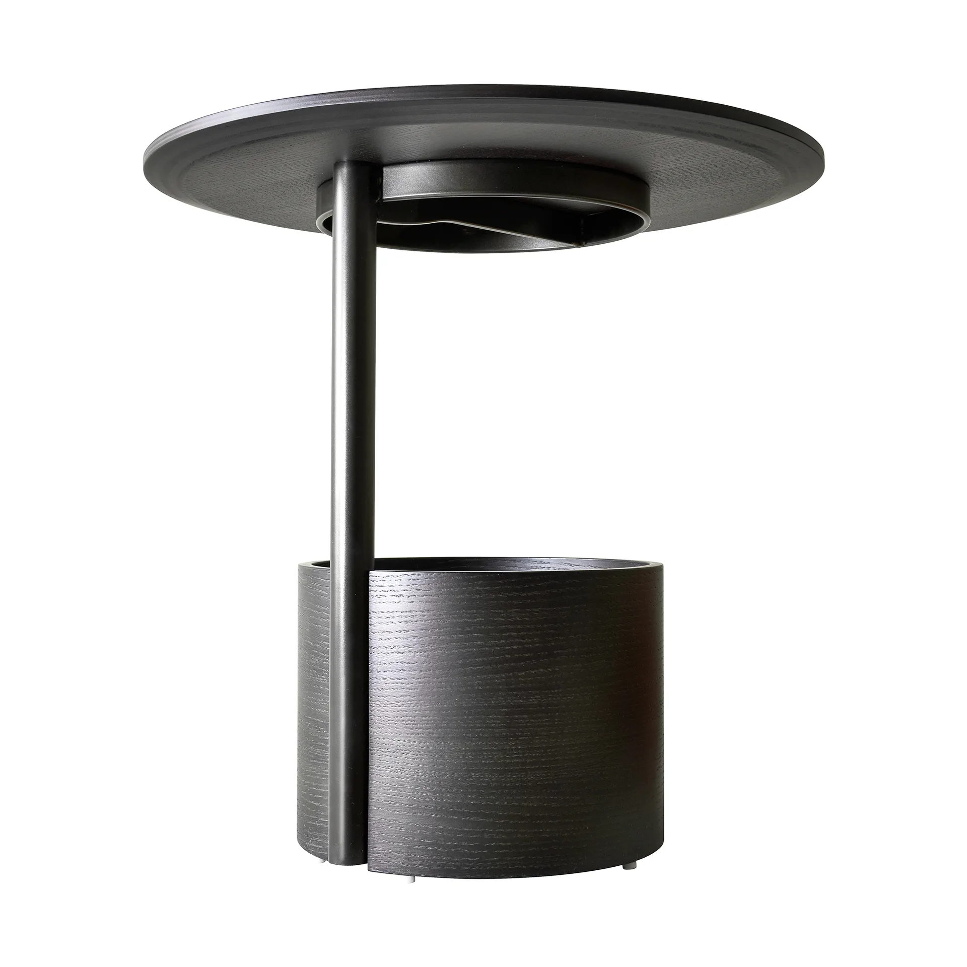 Mesa de centro Parasol S Ø50 cm, Dark stained oak Maze