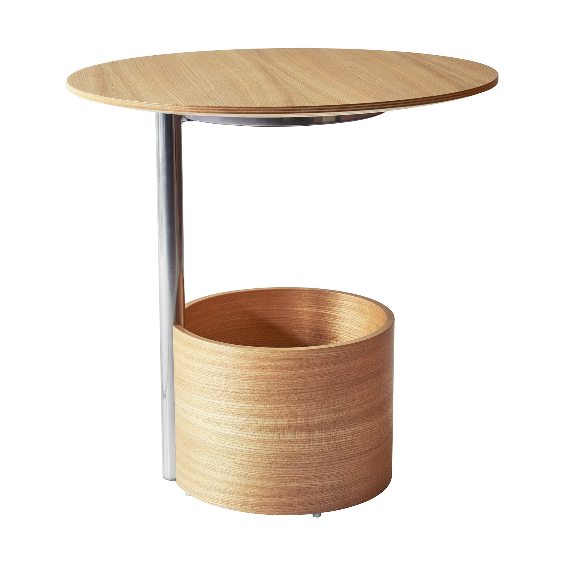 Mesa de centro Parasol S Ø50 cm, Oak Maze