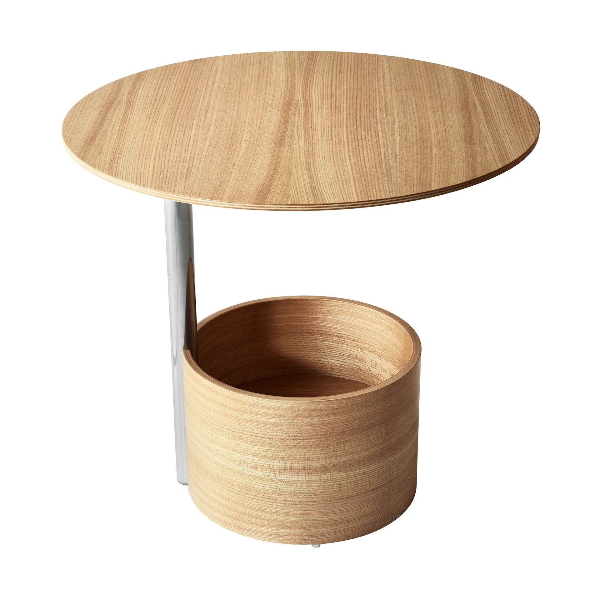 Mesa de centro Parasol S Ø50 cm, Oak Maze