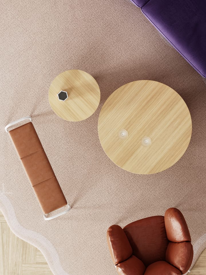 Mesa de centro Parasol S Ø50 cm, Oak Maze