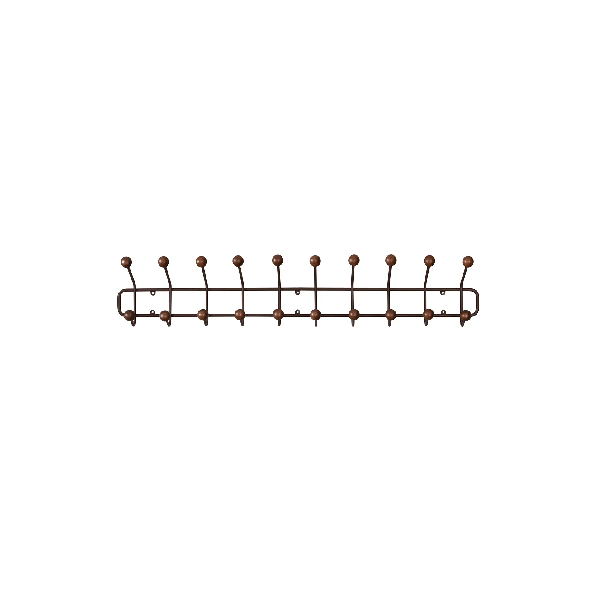 Perchero Bill Horizontal L, Dark mocha Maze