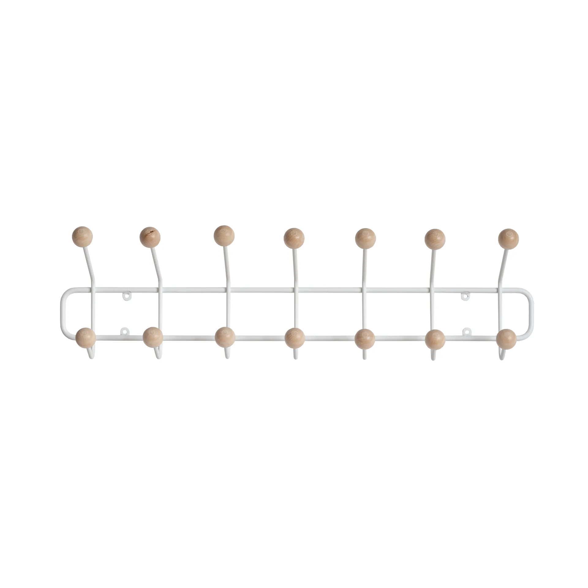 Perchero Bill Horizontal S, blanco Maze