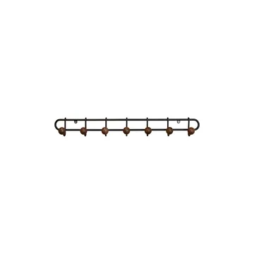 Perchero Bill Slim - Black-walnut - Maze