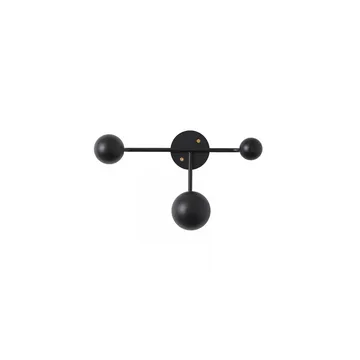 Perchero Bill Triple - Black - Maze