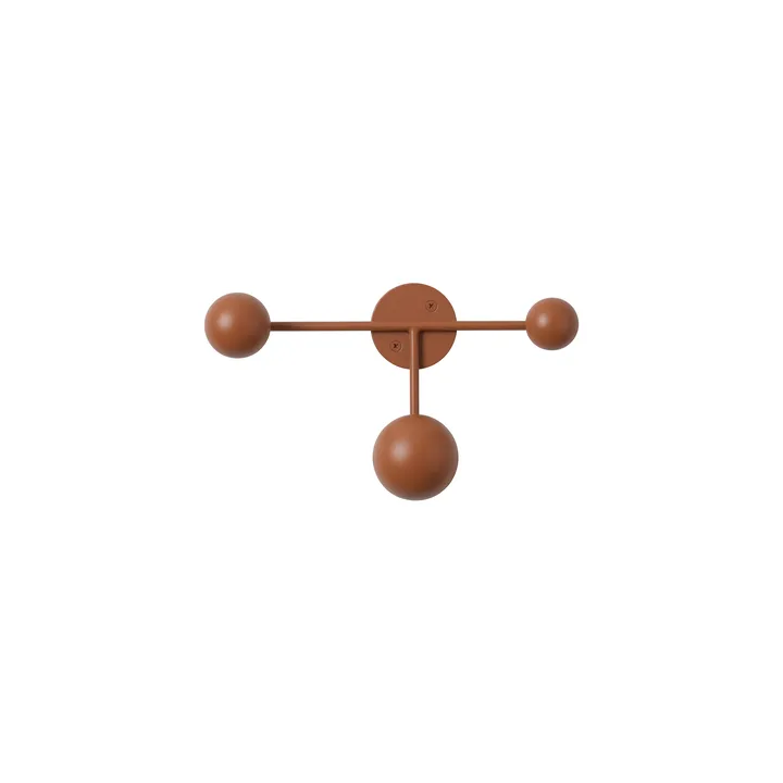 Perchero Bill Triple - Cinnamon - Maze