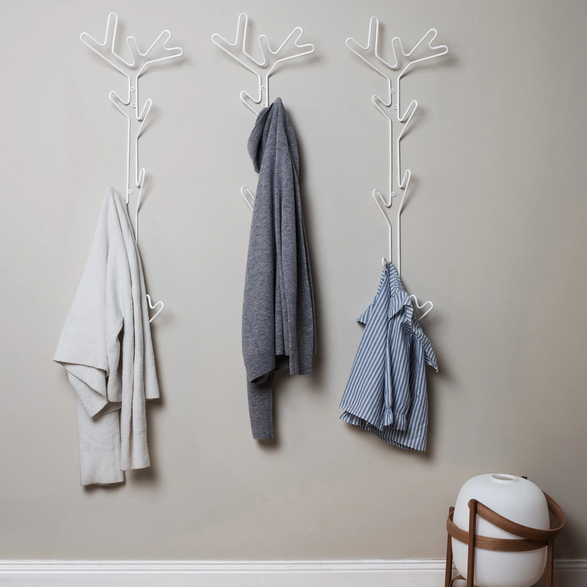 Perchero Branch, blanco Maze