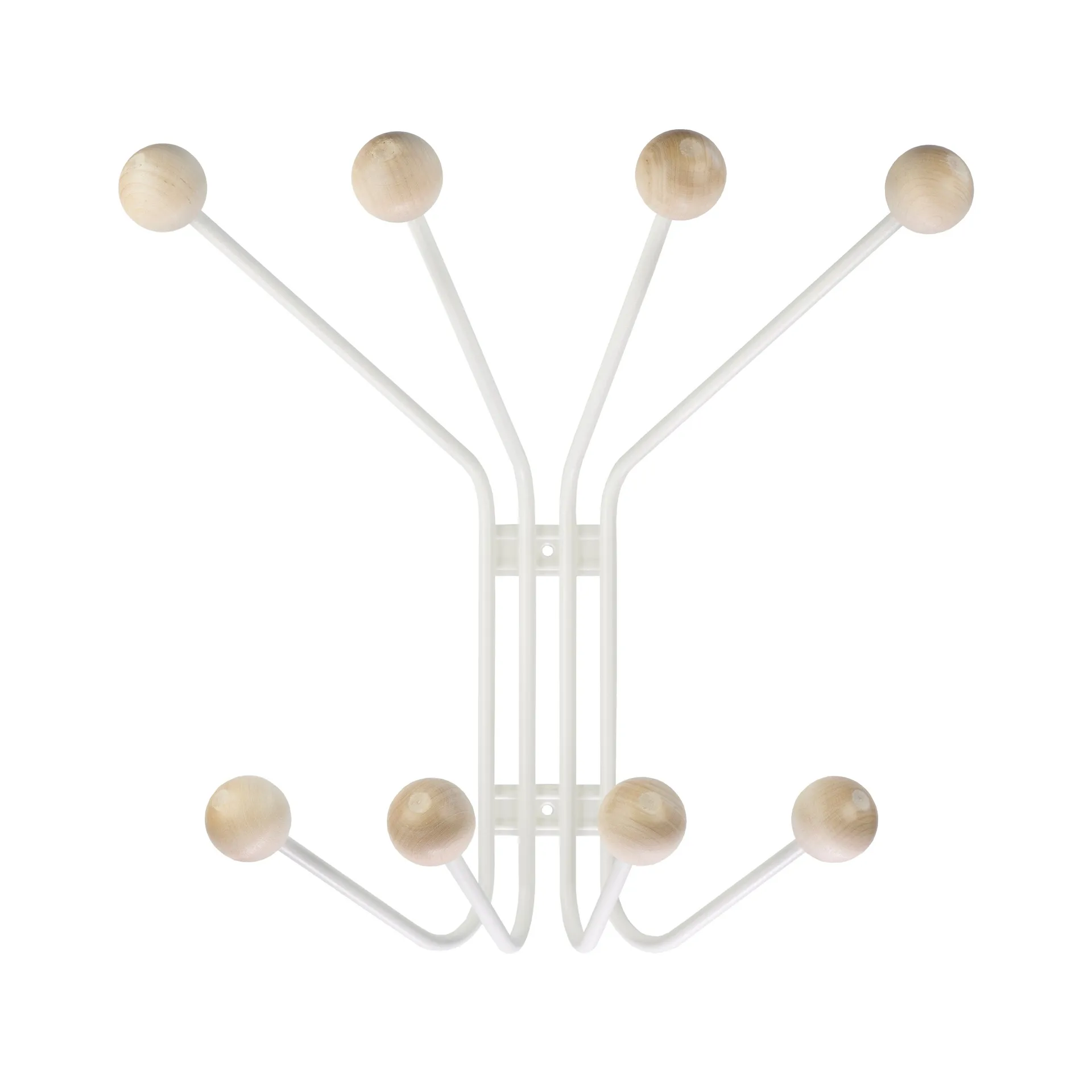 Perchero de pared Bill S, blanco Maze