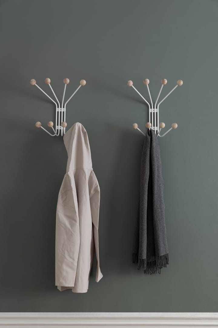 Perchero de pared Bill S, Gris seda Maze