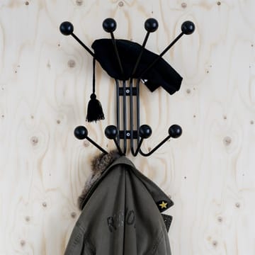 Perchero de pared Bill S - negro - Maze