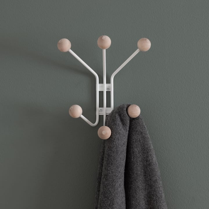 Perchero de pared Bill XS, blanco Maze