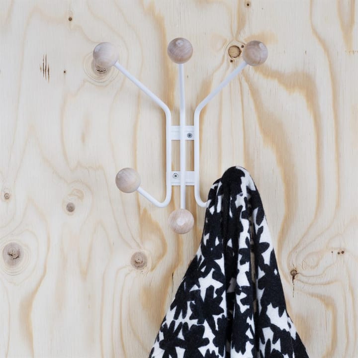 Perchero de pared Bill XS, blanco Maze