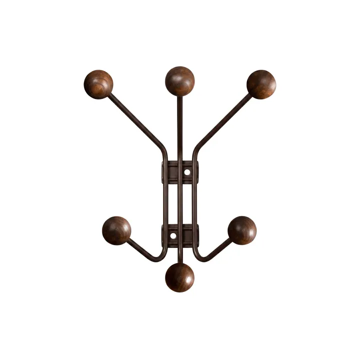 Perchero de pared Bill XS - Dark mocha - Maze