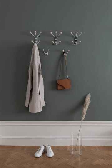 Perchero de pared Bill XS - Gris seda - Maze