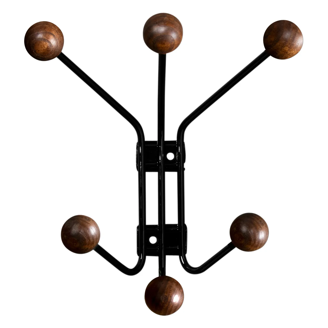 Perchero de pared Bill XS, negro-marrón oscuro Maze