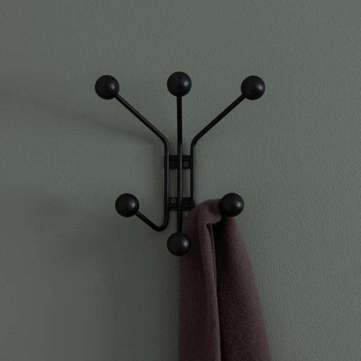 Perchero de pared Bill XS, negro Maze
