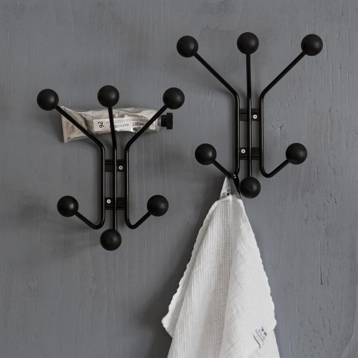 Perchero de pared Bill XS, negro Maze