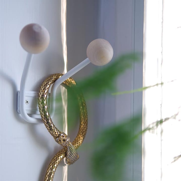 Perchero de pared Bill XXS, blanco Maze