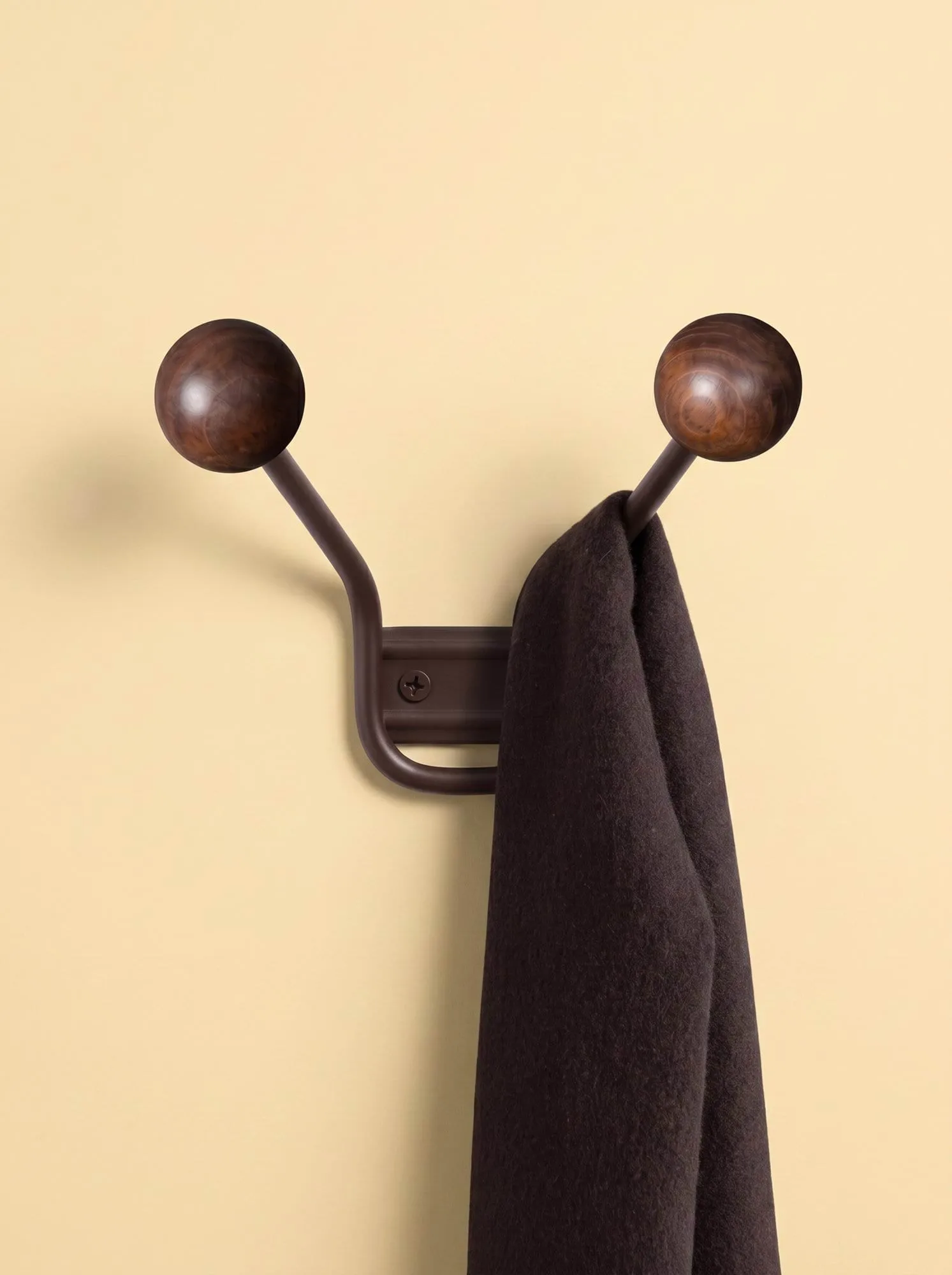 Perchero de pared Bill XXS, Dark mocha Maze