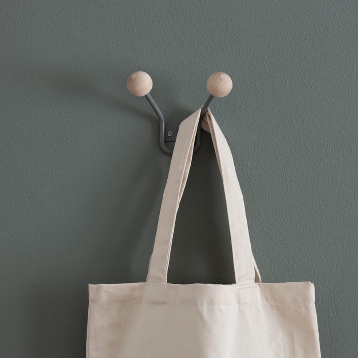 Perchero de pared Bill XXS, gris Maze