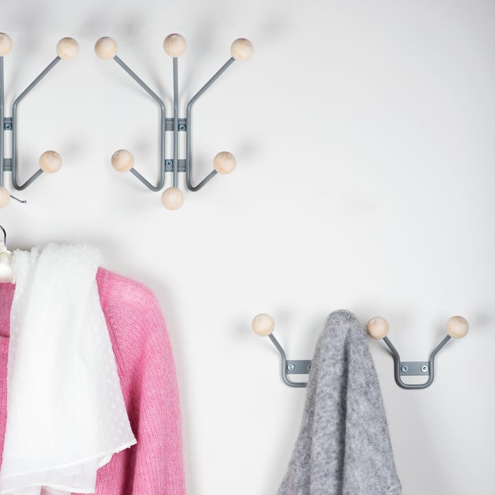 Perchero de pared Bill XXS, gris Maze