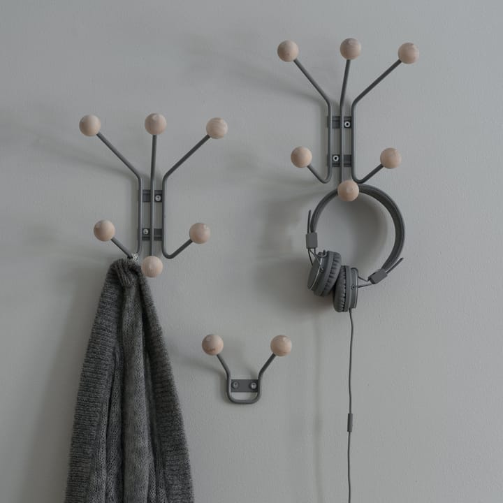 Perchero de pared Bill XXS, gris Maze