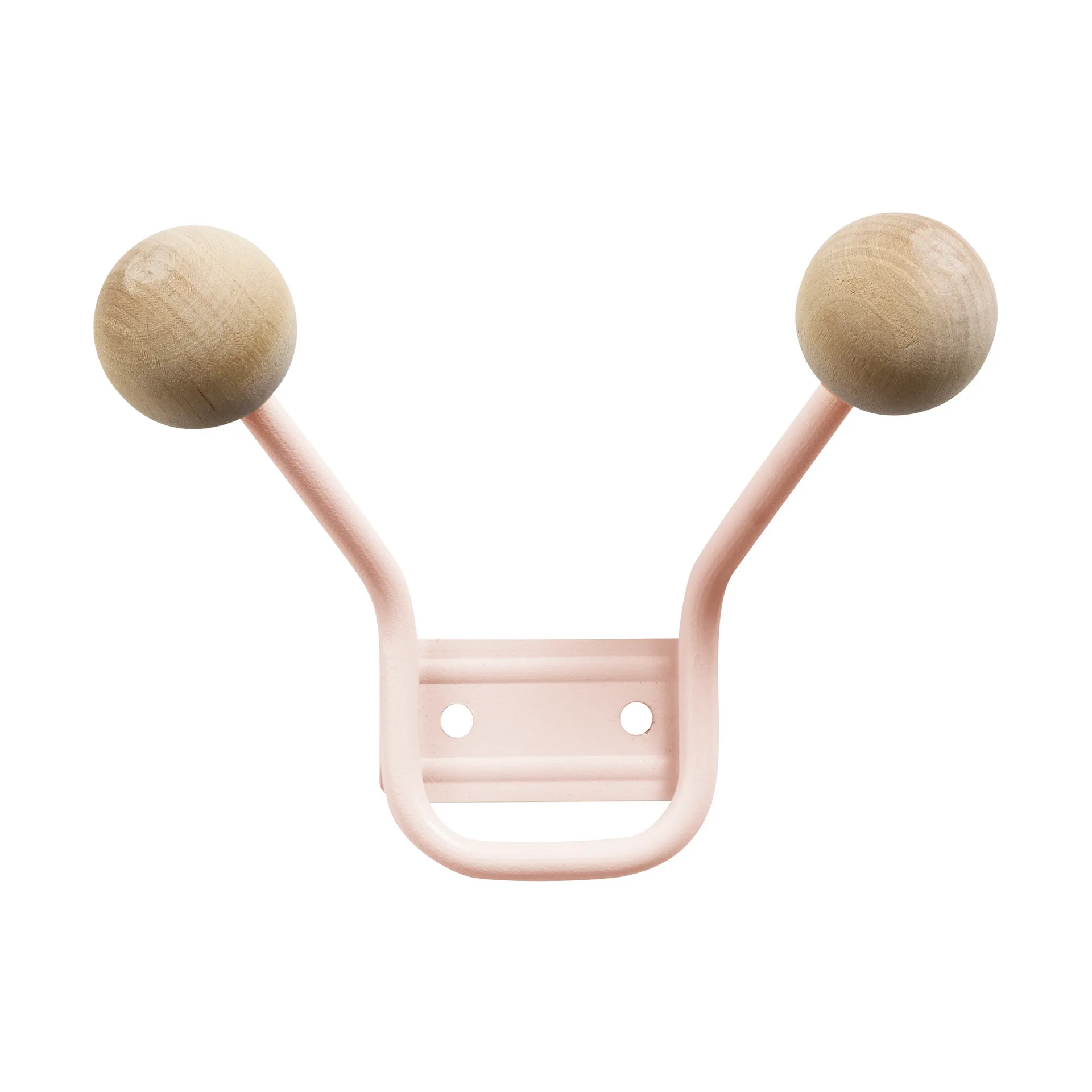 Perchero de pared Bill XXS, Pale pink Maze