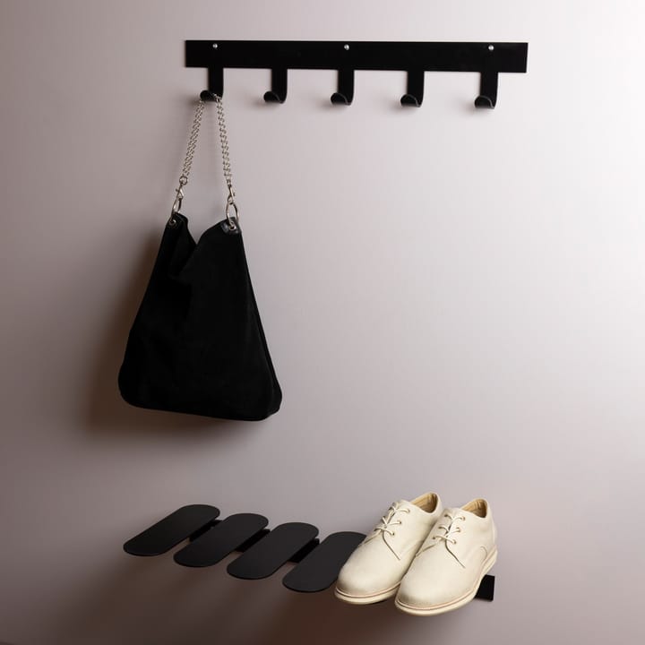 Perchero de pared Only Hooks - negro - Maze