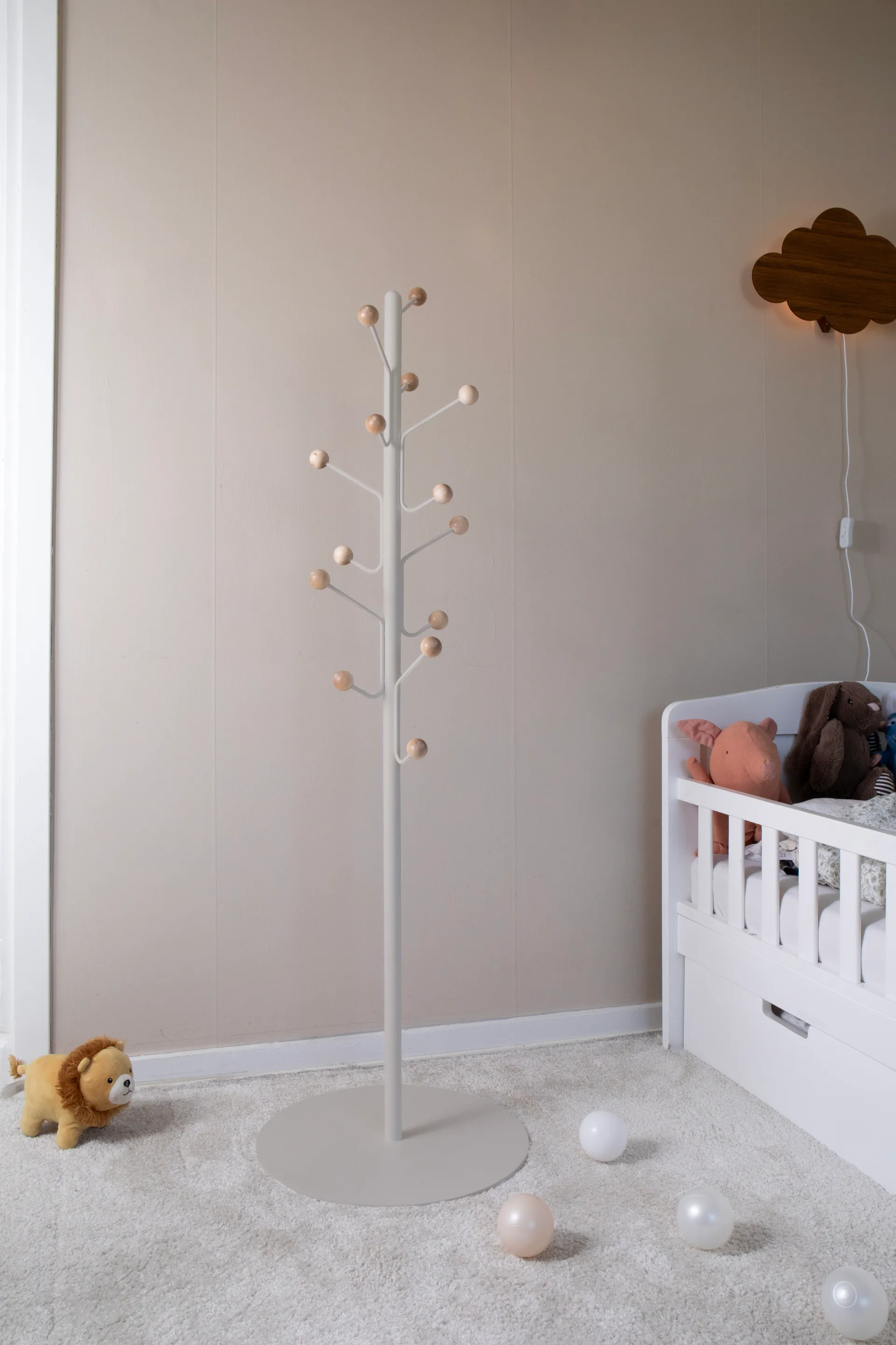 Perchero de pie Bill junior, Greige Maze