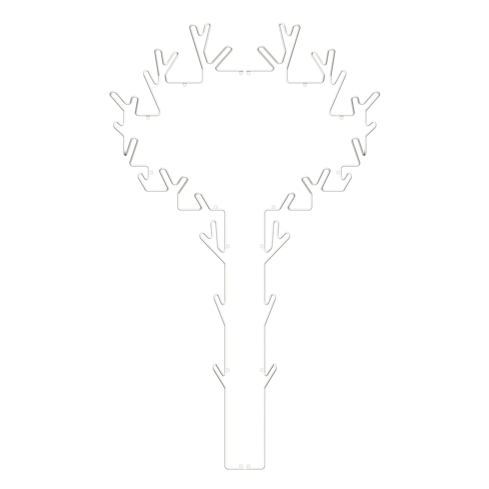 Perchero Tree, blanco Maze