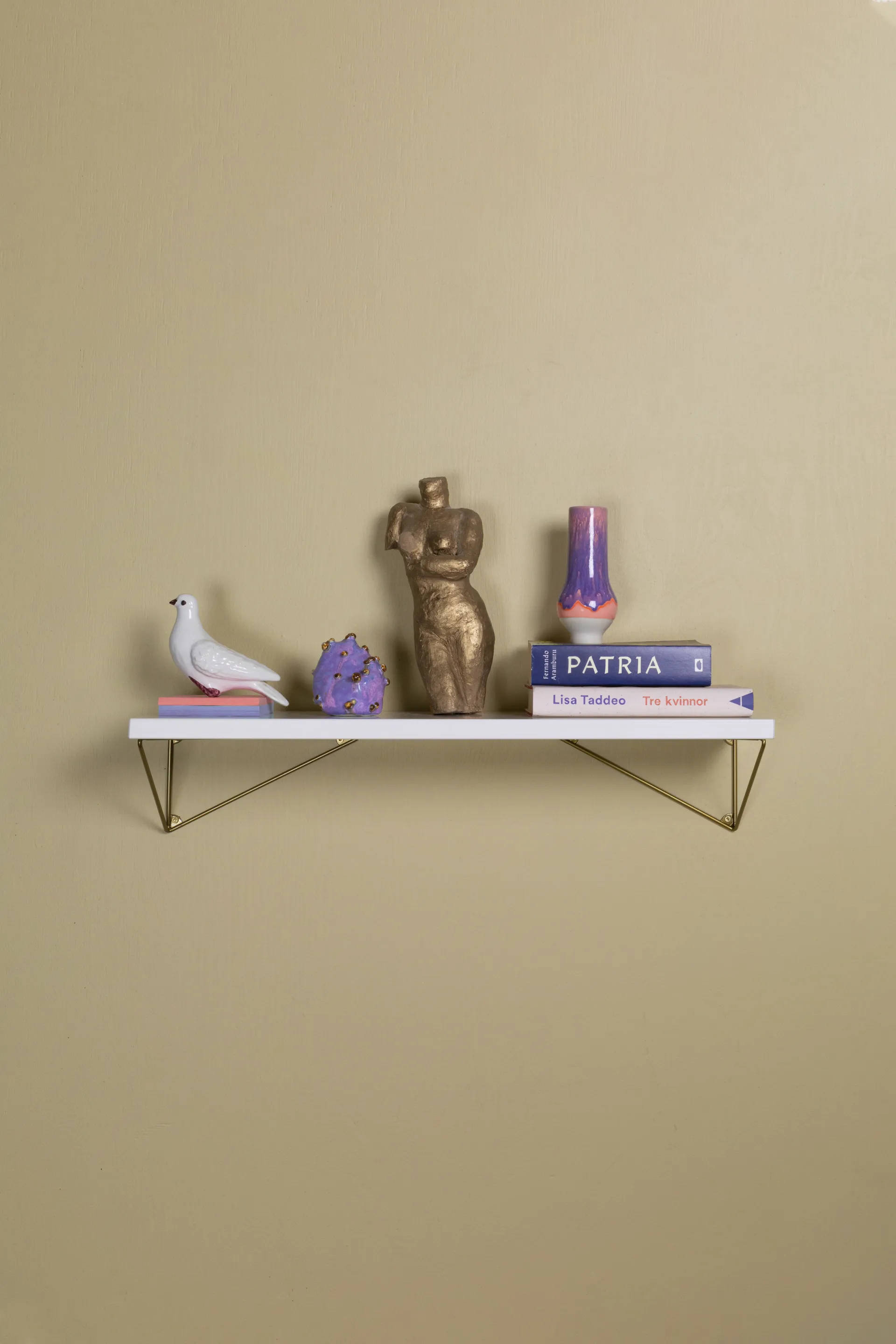 Pythagoras Shelf Balda 60 cm, blanco Maze