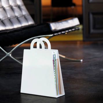 Revistero MagBag, blanco Maze