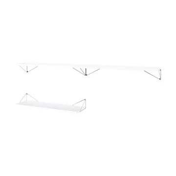 Sistema de estanterías Pythagoras Bundle A blanco-cromo - undefined - Maze