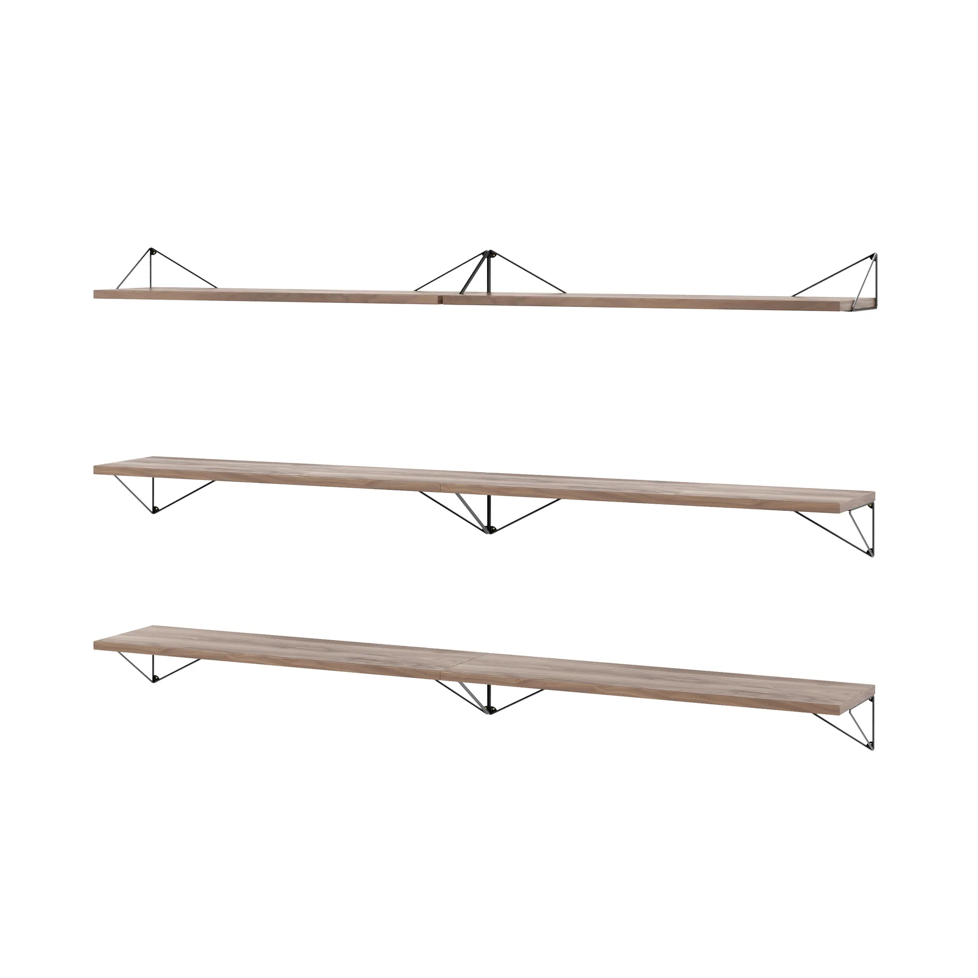 Sistema de estanterías Pythagoras Bundle B nogal-negro Maze