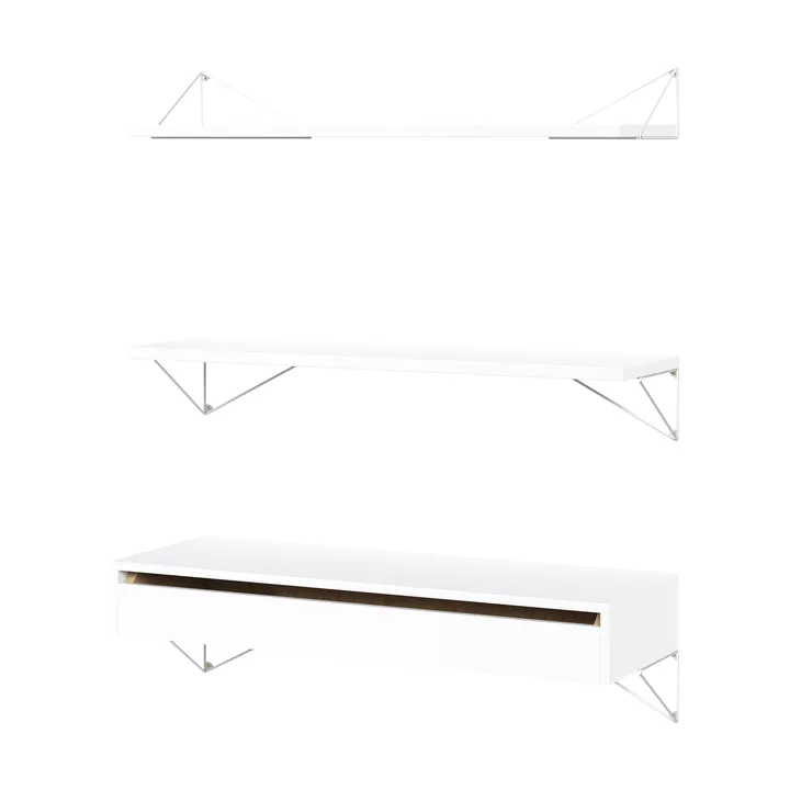 Sistema de estanterías Pythagoras Bundle C blanco-blanco - Maze