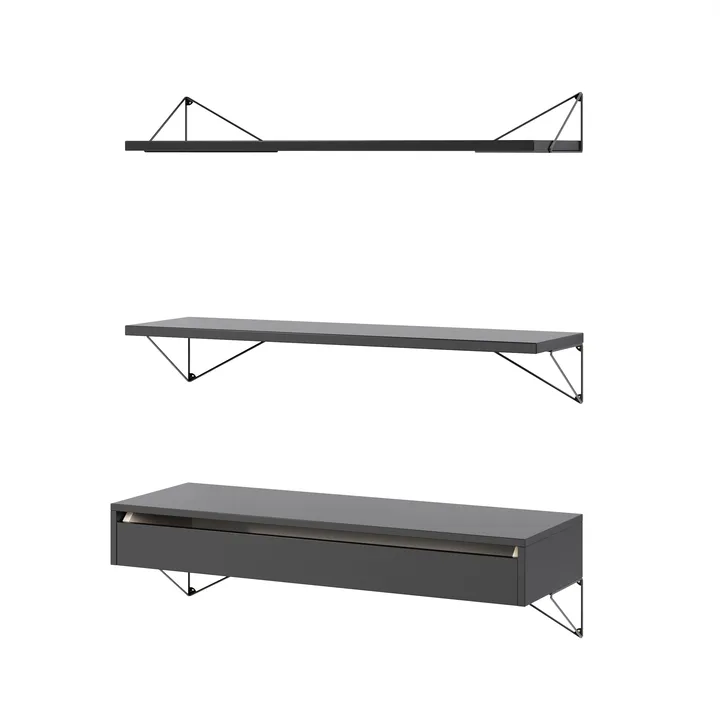Sistema de estanterías Pythagoras Bundle C negro-negro - Maze