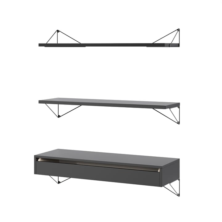 Sistema de estanterías Pythagoras Bundle C negro-negro - undefined - Maze