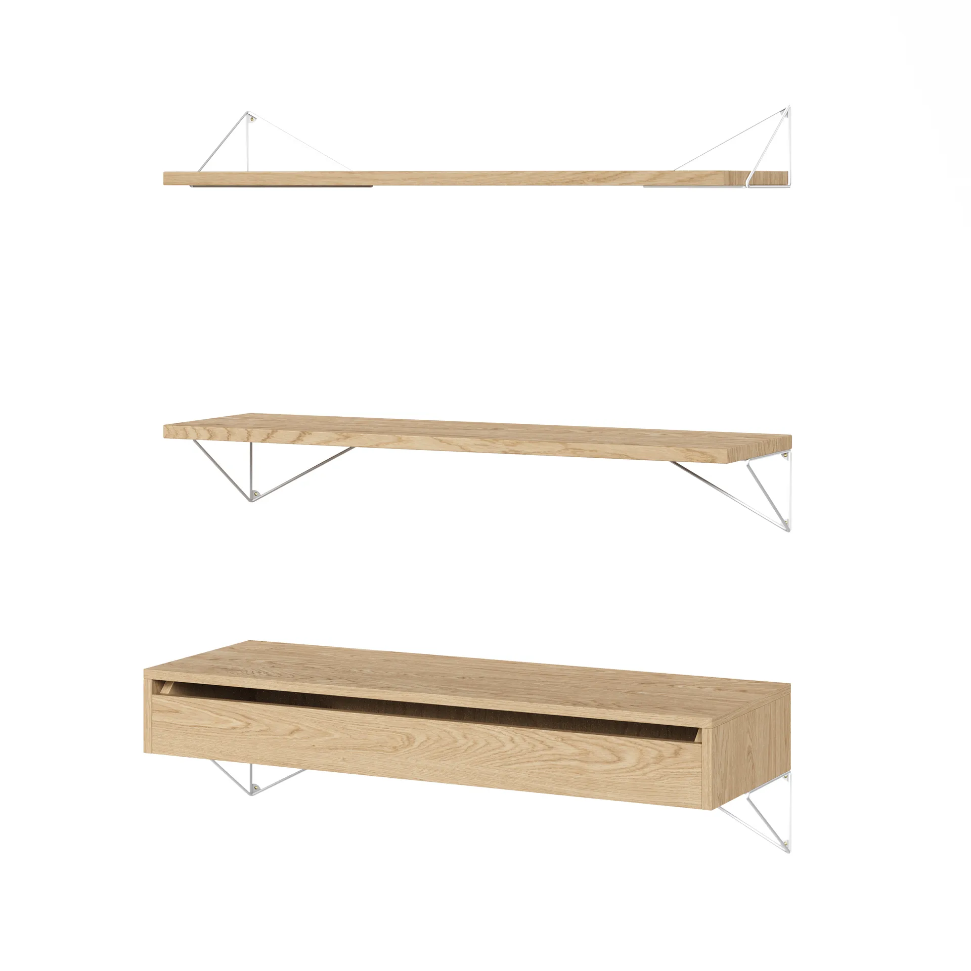 Sistema de estanterías Pythagoras Bundle C roble-blanco,  Maze