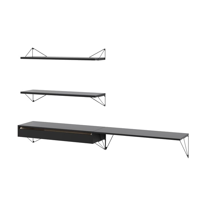 Sistema de estanterías Pythagoras Bundle D negro-negro - undefined - Maze