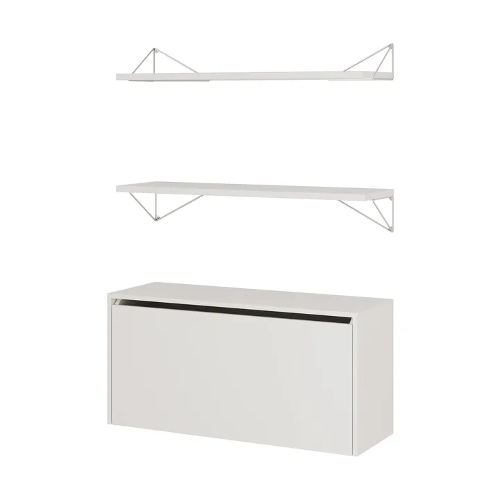 Sistema de estanterías Pythagoras Bundle F blanco-blanco - Maze