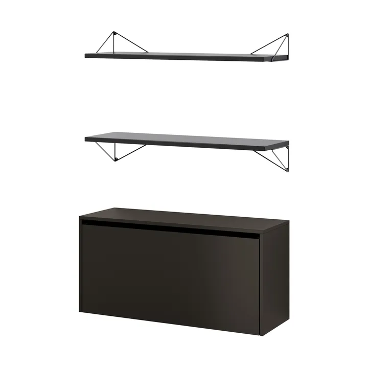 Sistema de estanterías Pythagoras Bundle F negro-negro - Maze