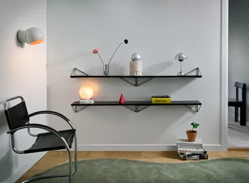 Soportes Pythagoras XL, pack de 2 - Cromo - Maze