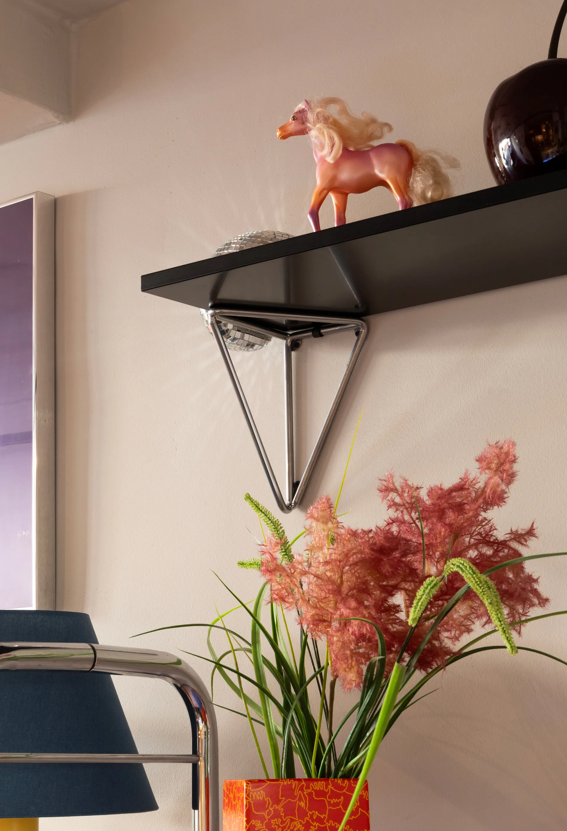 Soportes Pythagoras XL, pack de 2, Cromo Maze