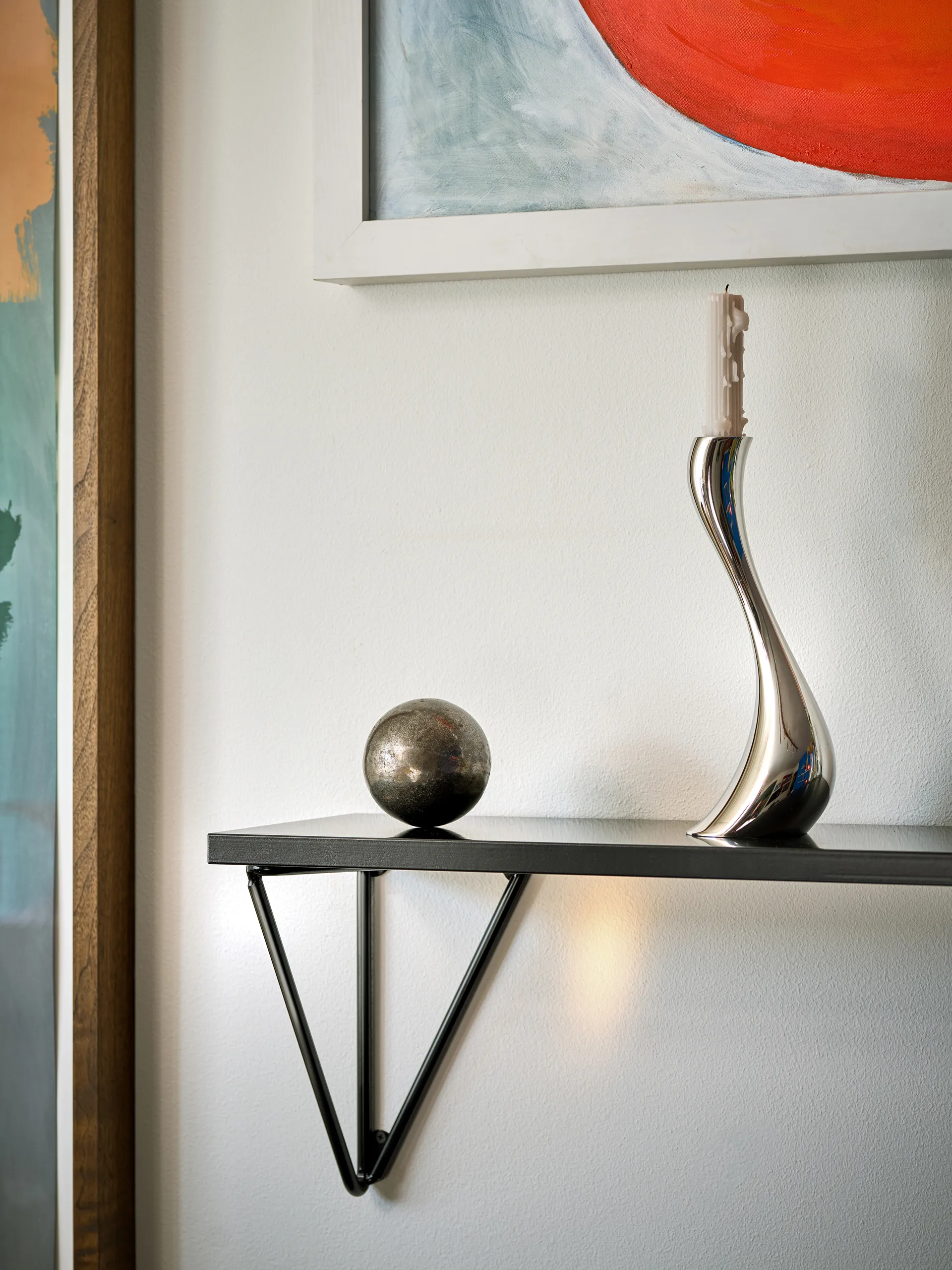 Soportes Pythagoras XL, pack de 2, Negro tinta Maze