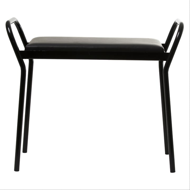 Taburete Anyone, Negro-cuero negro Maze