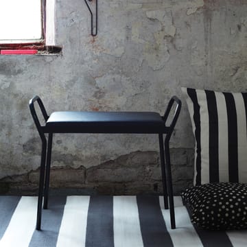 Taburete Anyone - Negro-cuero negro - Maze