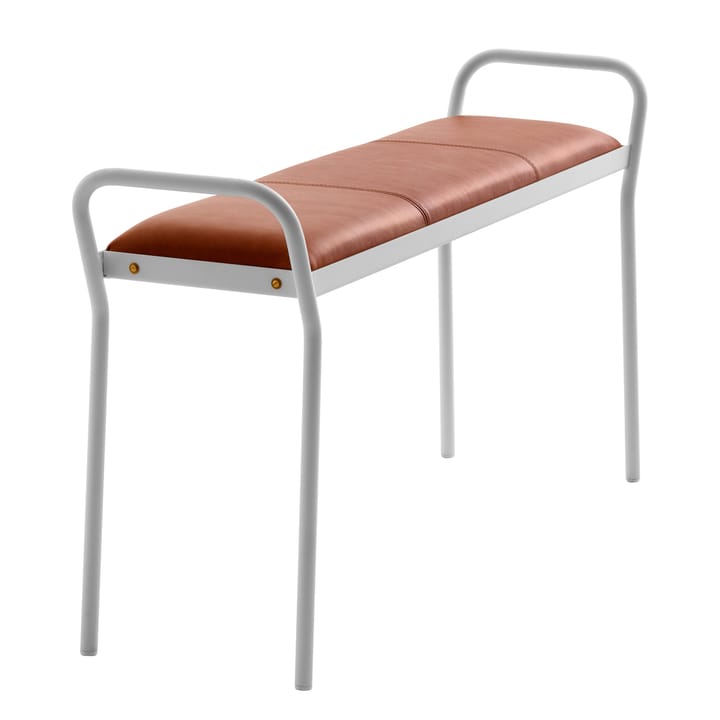 Taburete Anytwo, Blanco-coñac vintage Maze