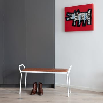 Taburete Anytwo - Blanco-coñac vintage - Maze