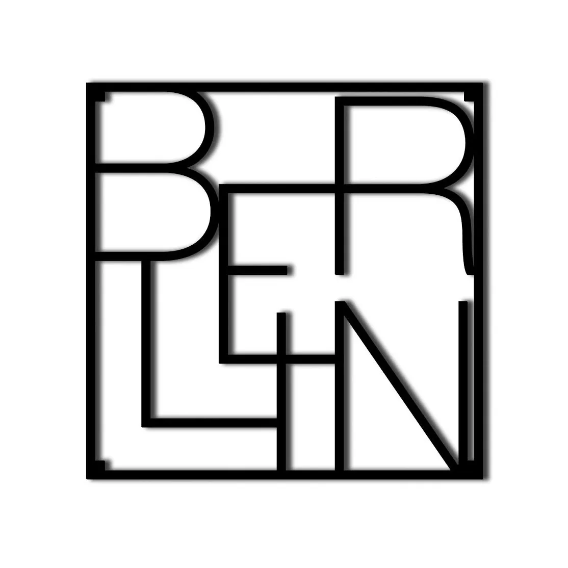 Salvamanteles City Trivet, Berlin MEN AT WORK